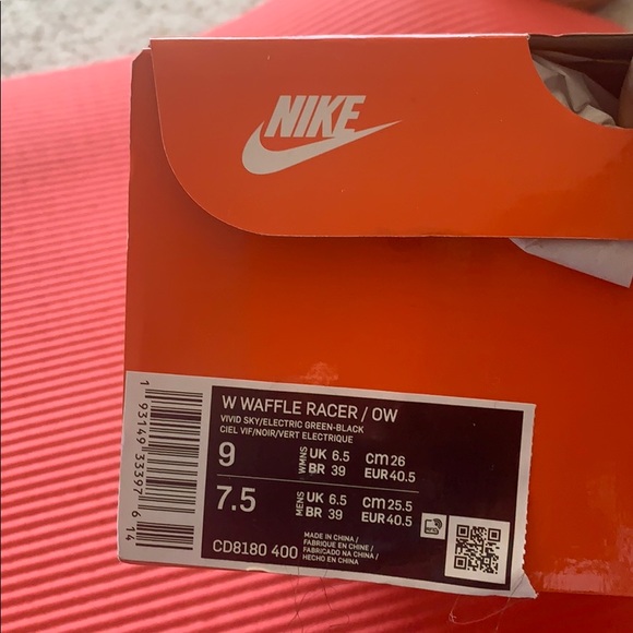 Nike x Off White Waffle Racer Men Size 7.5 - Picture 8 of 8